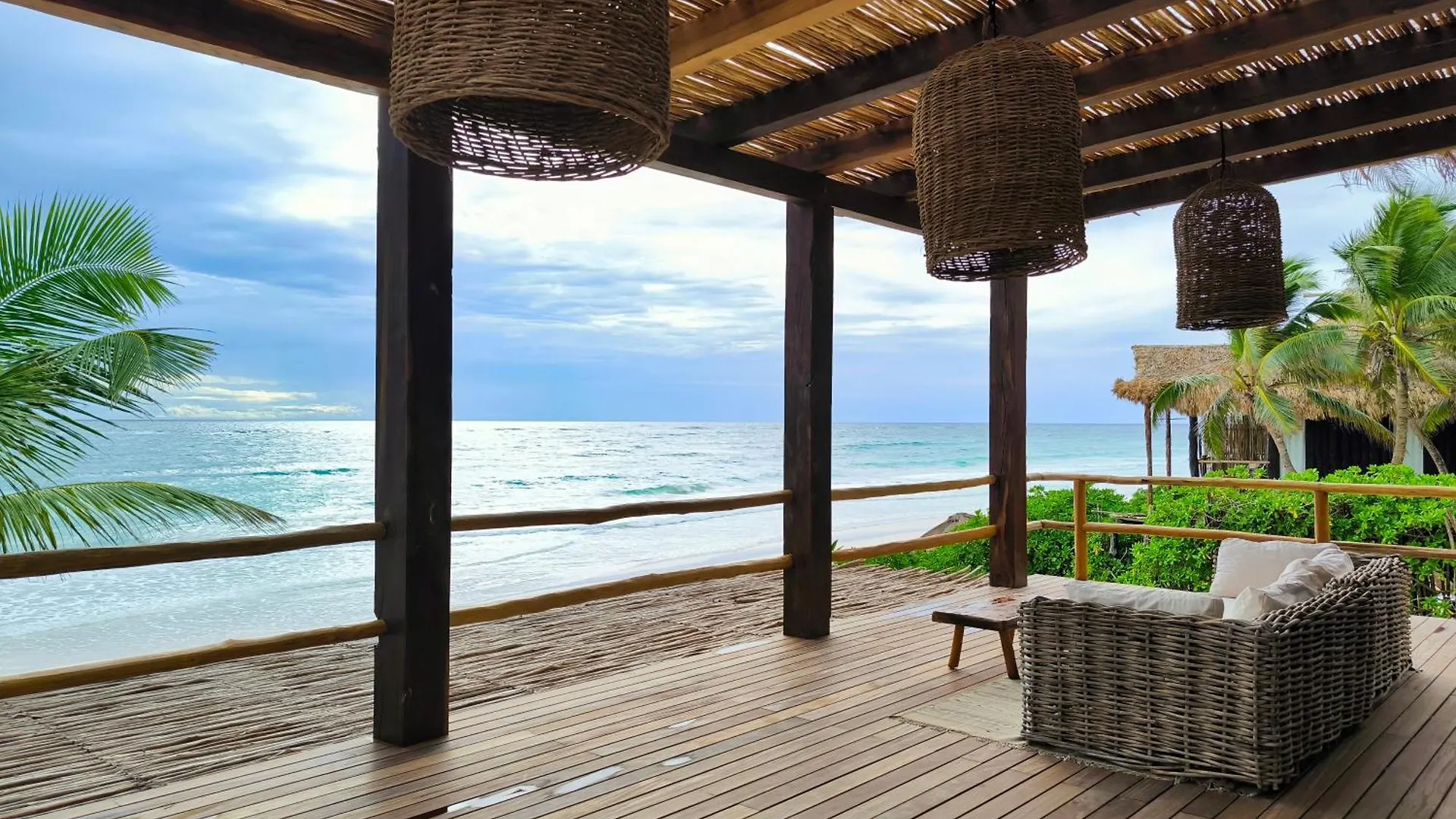 Villa Casa Aakbal Private Beach Fron Sea Best Location Tulum