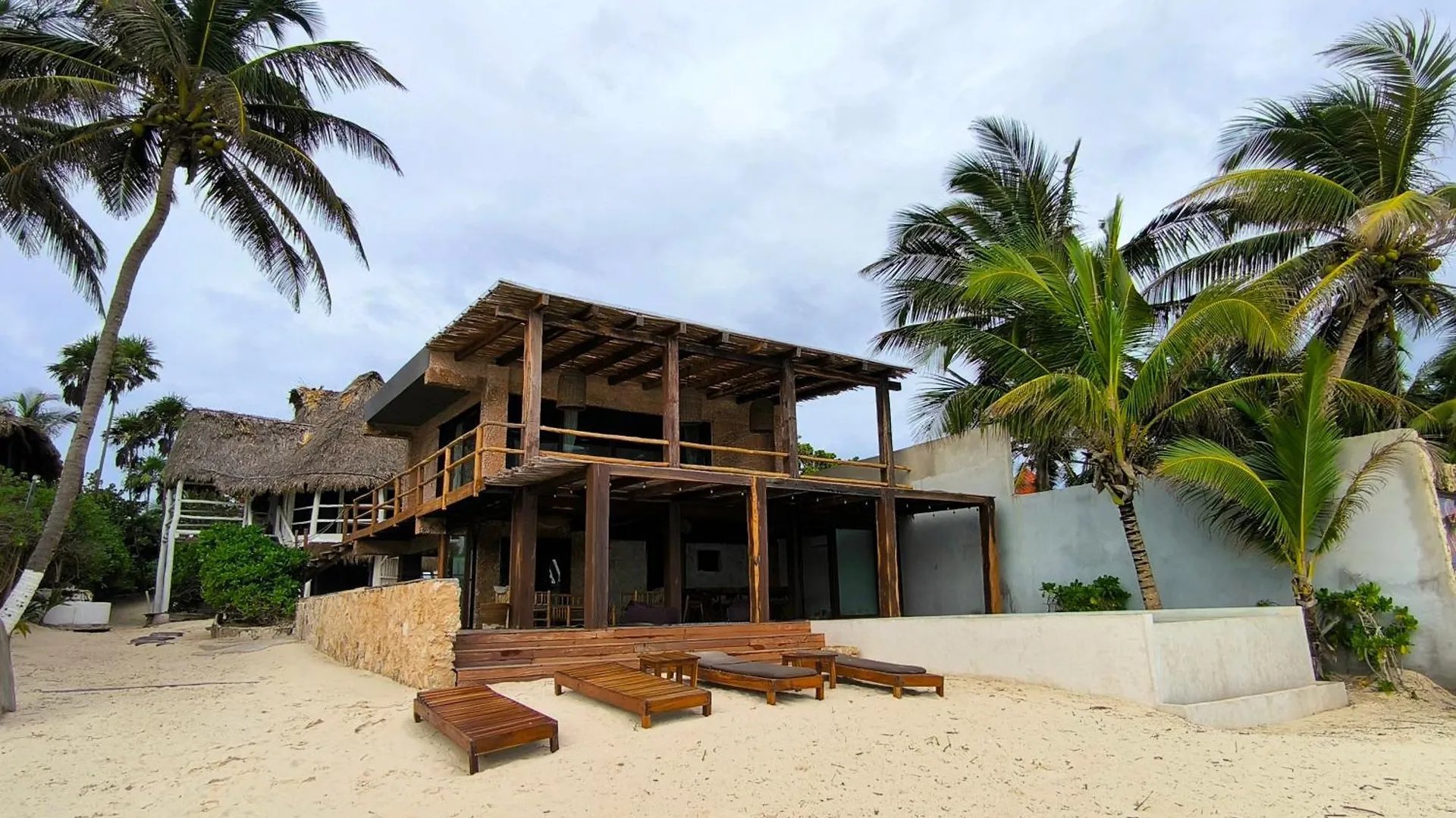Casa Aakbal Private Beach Fron Sea Best Location Tulum Mexico