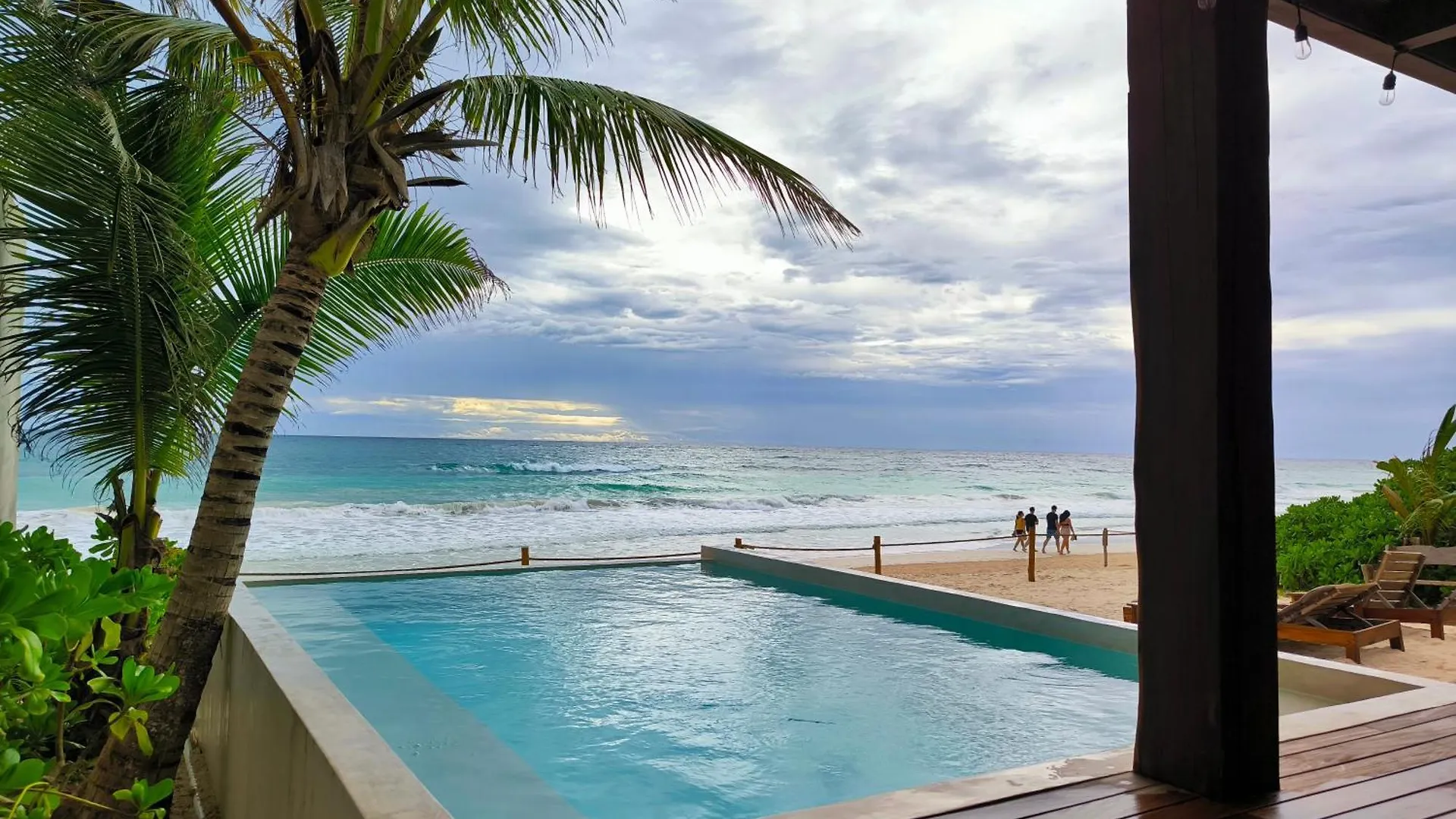 Casa Aakbal Private Beach Fron Sea Best Location Tulum