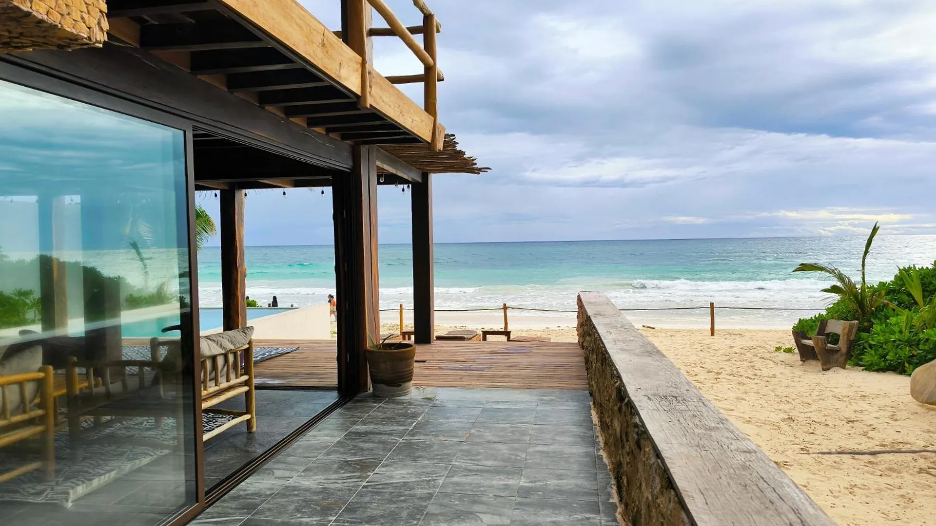 Casa Aakbal Private Beach Fron Sea Best Location Tulum
