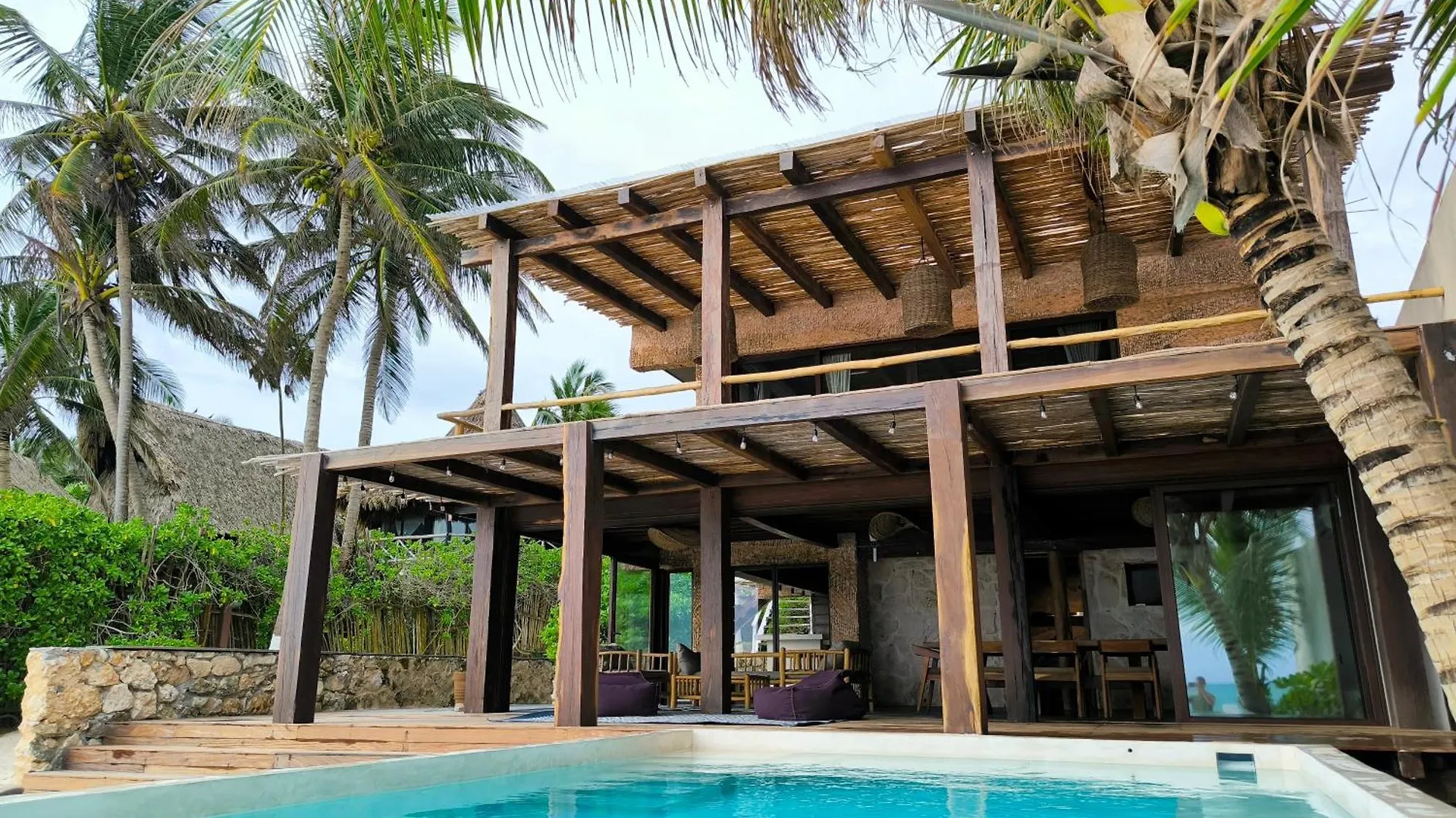 Villa Casa Aakbal Private Beach Fron Sea Best Location Tulum Mexico